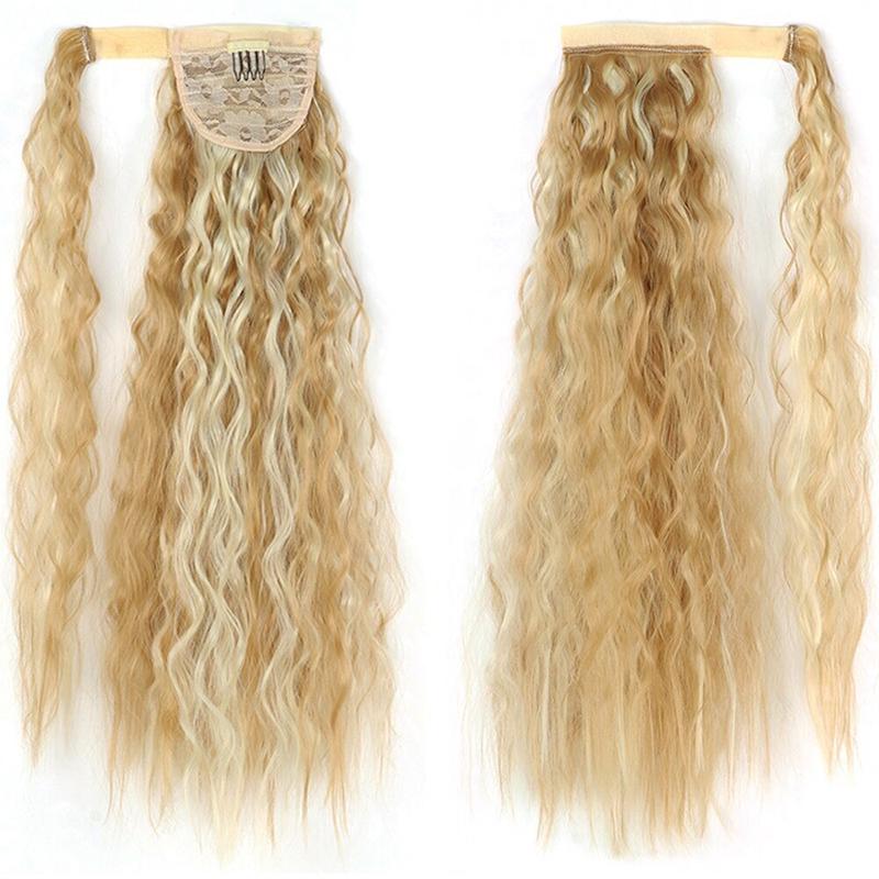 Long Straight Clip-In Ponytail Extension – 22 Inch High-Temperature Fiber for Volume and Length 27