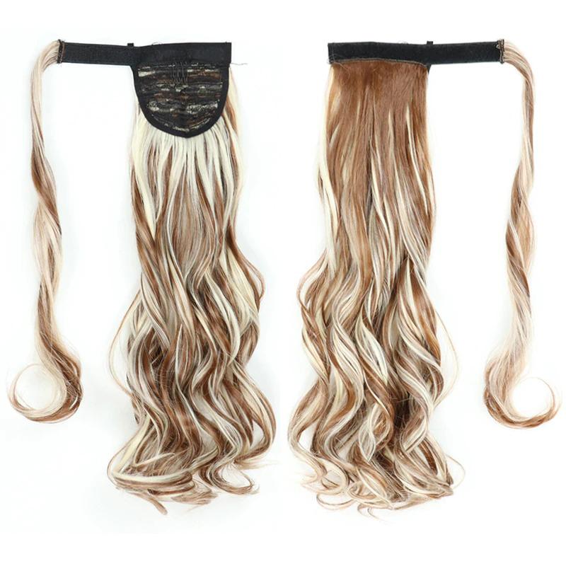 Long Straight Clip-In Ponytail Extension – 22 Inch High-Temperature Fiber for Volume and Length 31