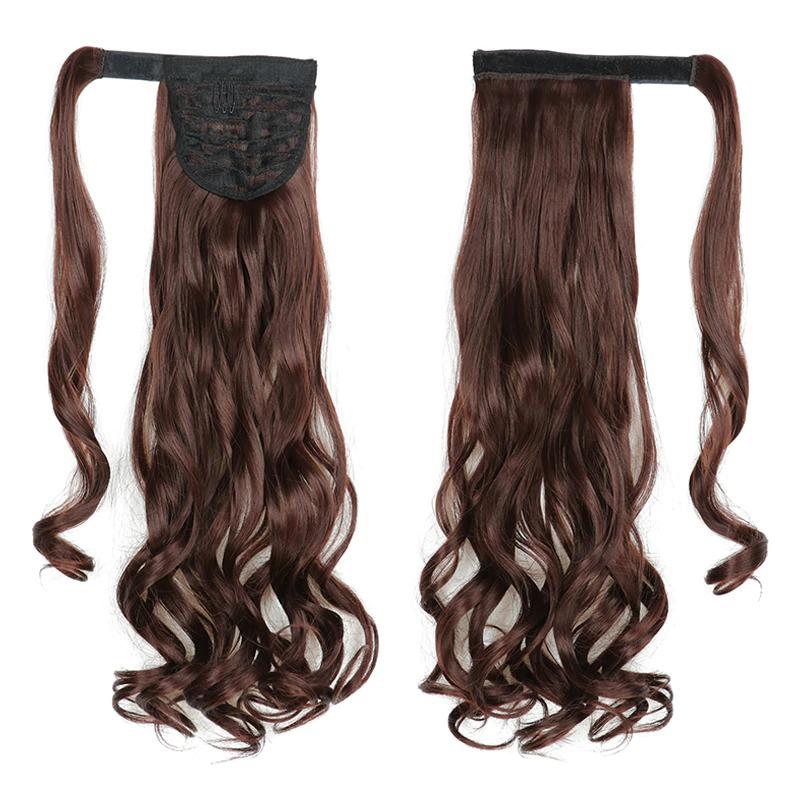Long Straight Clip-In Ponytail Extension – 22 Inch High-Temperature Fiber for Volume and Length 41