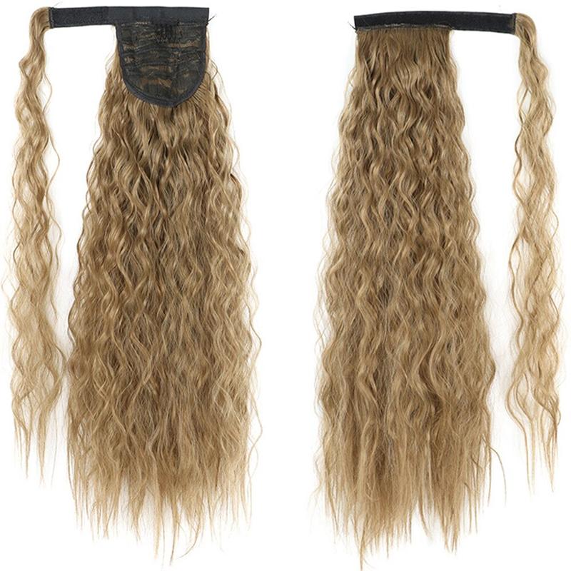 Long Straight Clip-In Ponytail Extension – 22 Inch High-Temperature Fiber for Volume and Length 58