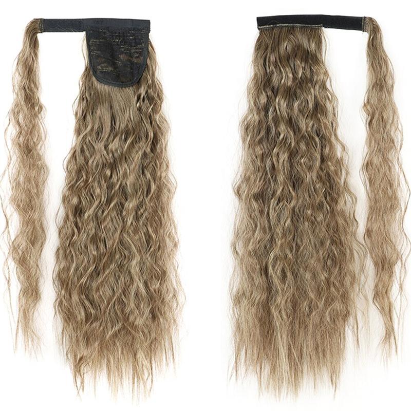 Long Straight Clip-In Ponytail Extension – 22 Inch High-Temperature Fiber for Volume and Length 61