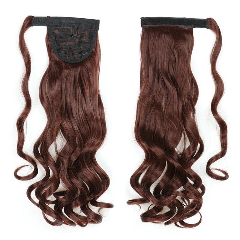Long Straight Clip-In Ponytail Extension – 22 Inch High-Temperature Fiber for Volume and Length 67
