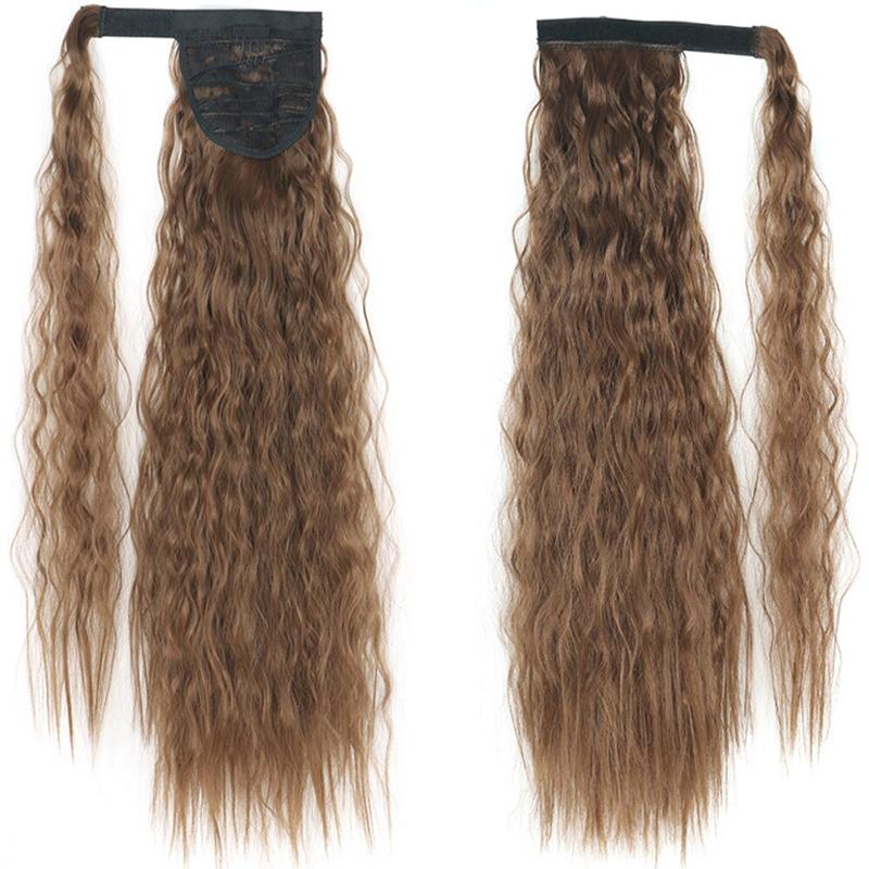 Long Straight Clip-In Ponytail Extension – 22 Inch High-Temperature Fiber for Volume and Length 73