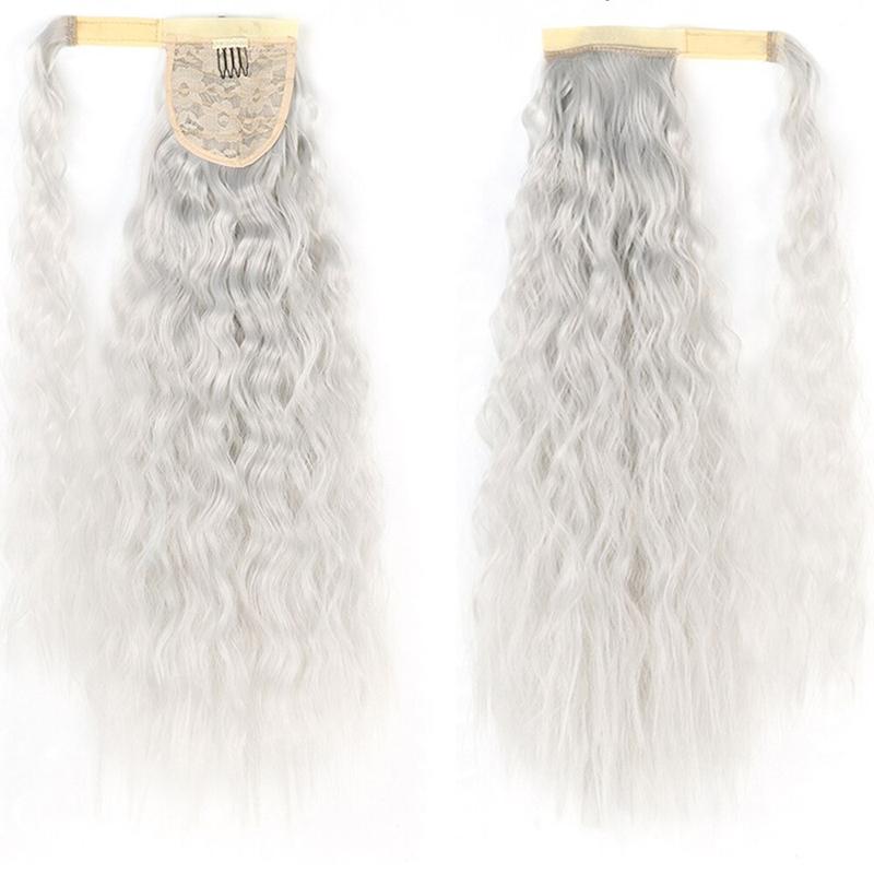 Long Straight Clip-In Ponytail Extension – 22 Inch High-Temperature Fiber for Volume and Length 78