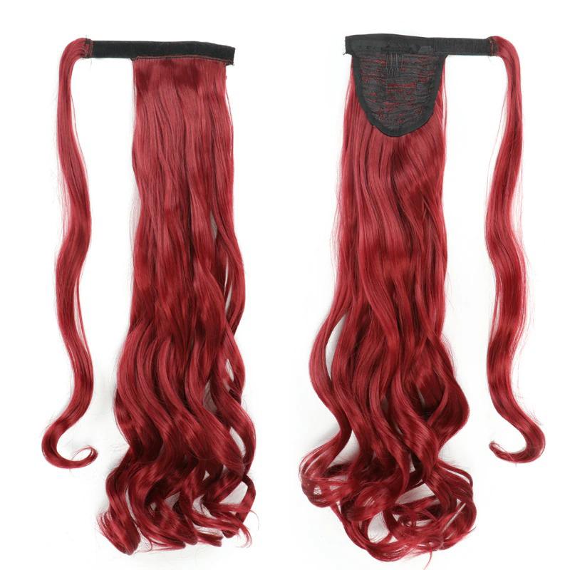 Long Straight Clip-In Ponytail Extension – 22 Inch High-Temperature Fiber for Volume and Length 82