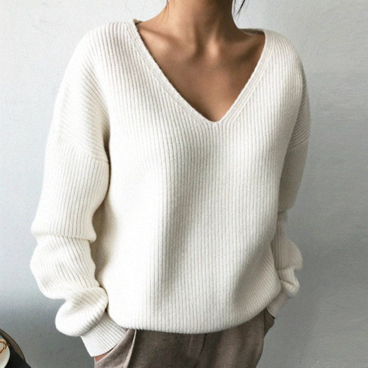 Loose and Over-sized Winter Knitted Sweater 5
