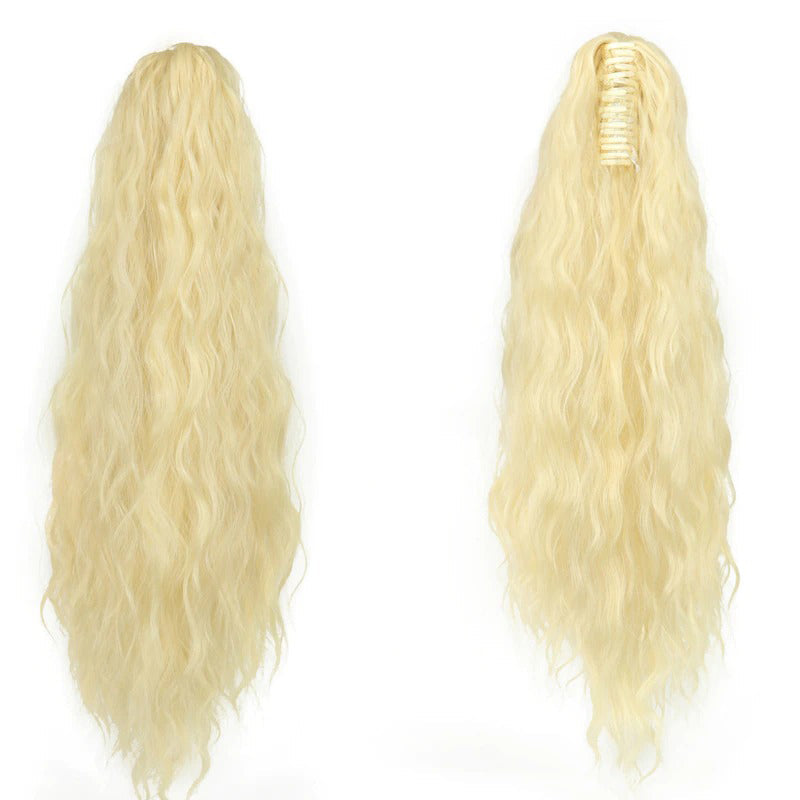 Luscious Long Wavy Clip-in Ponytail Extension – 20 Inch, Heat-Resistant, Easy to Wear for Women 14