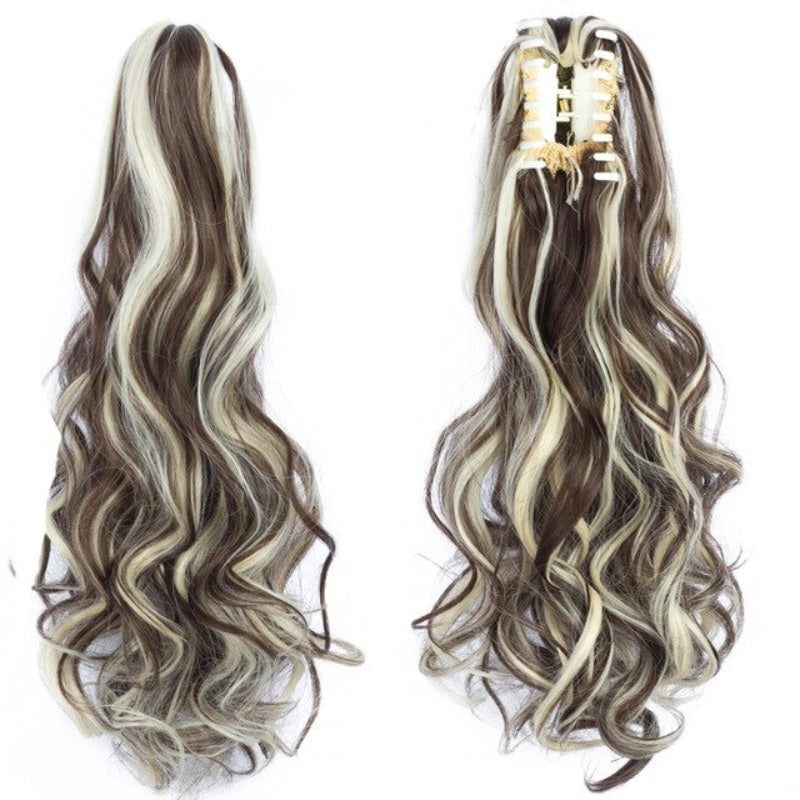 Luscious Long Wavy Clip-in Ponytail Extension – 20 Inch, Heat-Resistant, Easy to Wear for Women 23