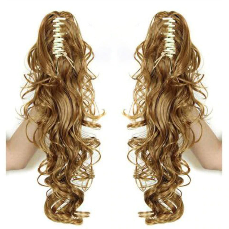Luscious Long Wavy Clip-in Ponytail Extension – 20 Inch, Heat-Resistant, Easy to Wear for Women 29