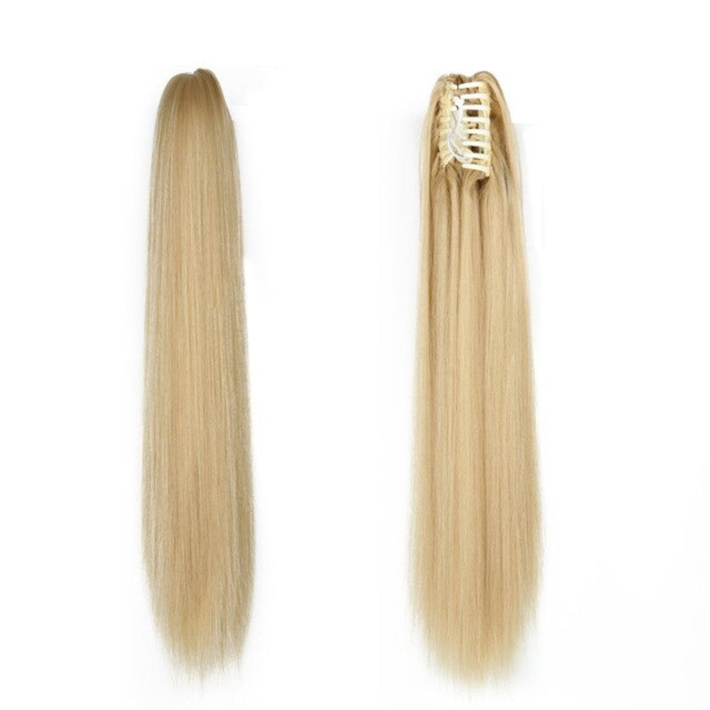 Luscious Long Wavy Clip-in Ponytail Extension – 20 Inch, Heat-Resistant, Easy to Wear for Women 37