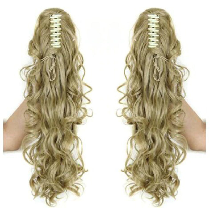 Luscious Long Wavy Clip-in Ponytail Extension – 20 Inch, Heat-Resistant, Easy to Wear for Women 8