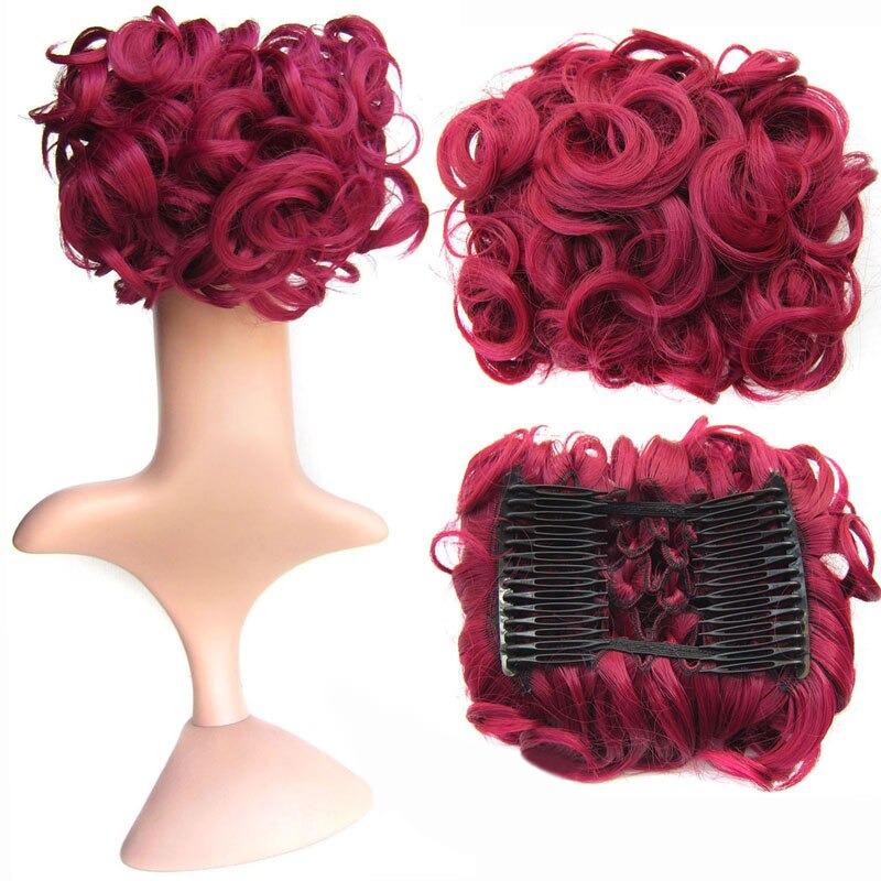Messy Curly Bun Extensions with Soft Comb Clips – Instant Volume for All Hair Types 0
