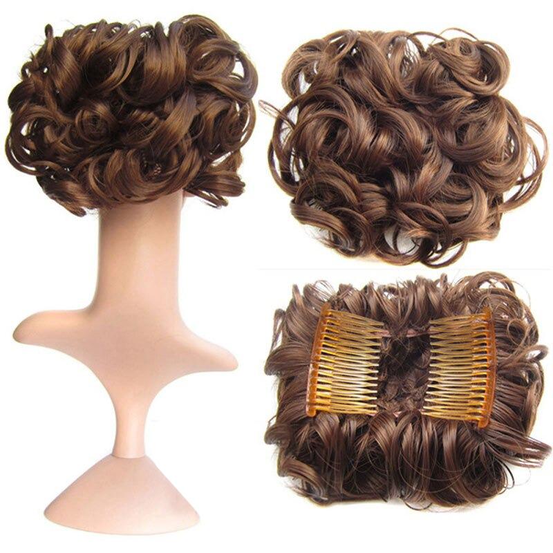 Messy Curly Bun Extensions with Soft Comb Clips – Instant Volume for All Hair Types 10
