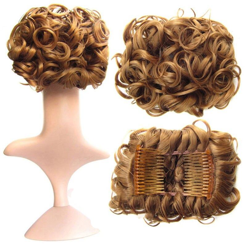 Messy Curly Bun Extensions with Soft Comb Clips – Instant Volume for All Hair Types 12