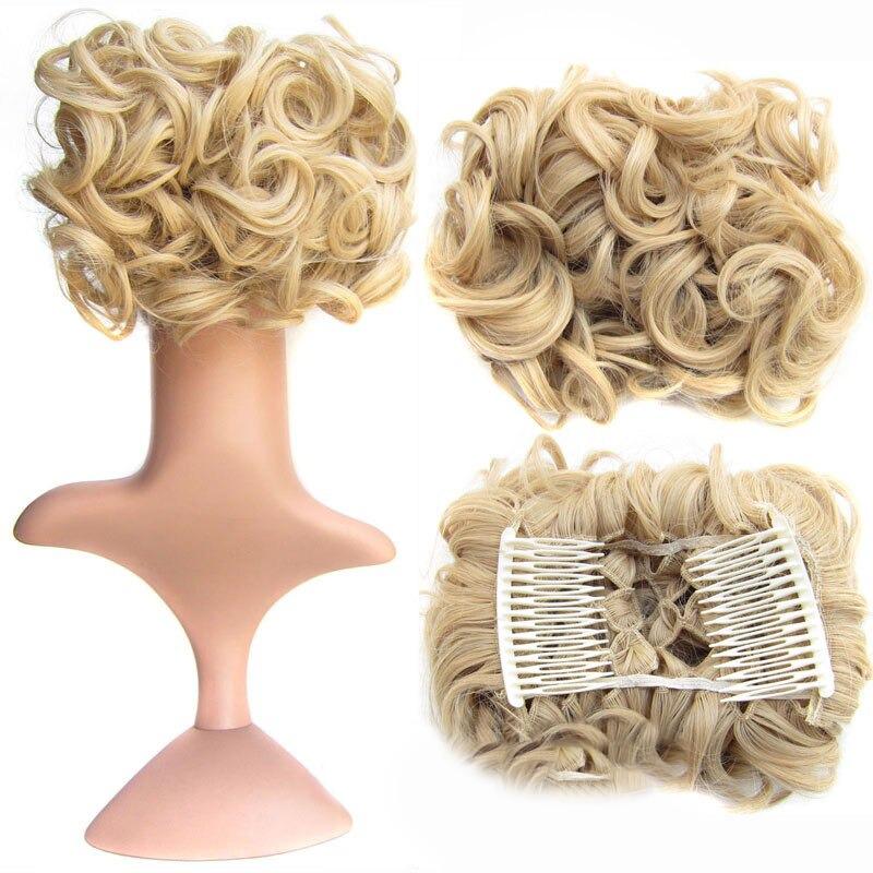 Messy Curly Bun Extensions with Soft Comb Clips – Instant Volume for All Hair Types 15