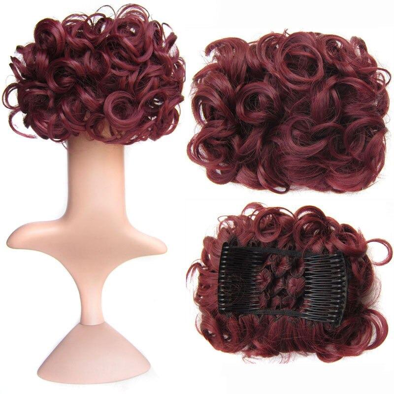 Messy Curly Bun Extensions with Soft Comb Clips – Instant Volume for All Hair Types 17