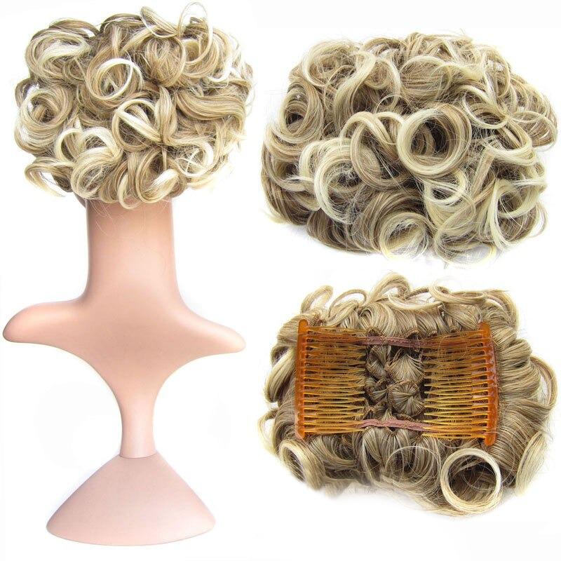 Messy Curly Bun Extensions with Soft Comb Clips – Instant Volume for All Hair Types 20