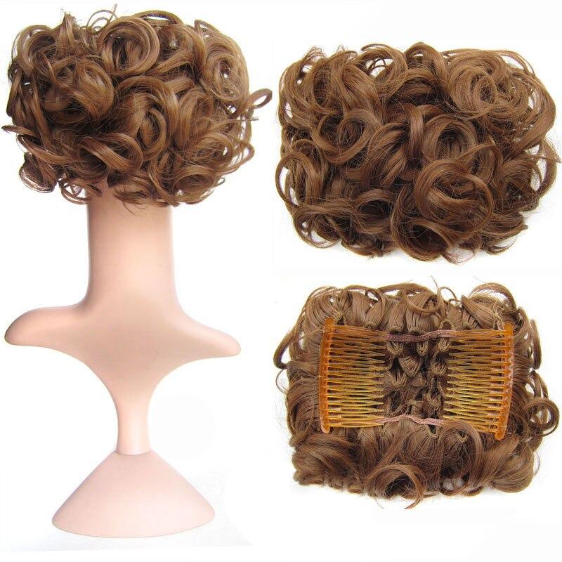Messy Curly Bun Extensions with Soft Comb Clips – Instant Volume for All Hair Types 21