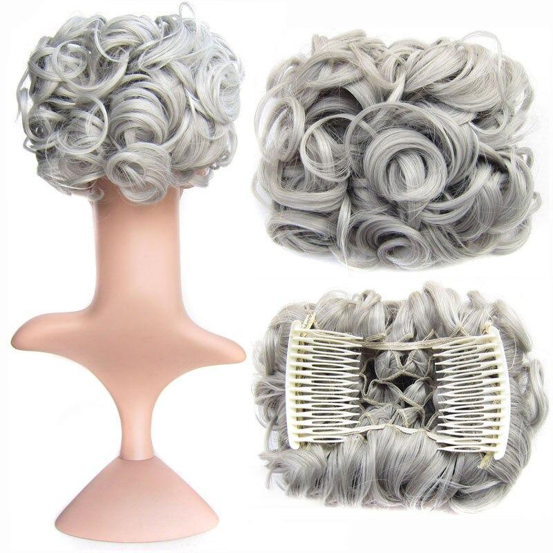 Messy Curly Bun Extensions with Soft Comb Clips – Instant Volume for All Hair Types 23