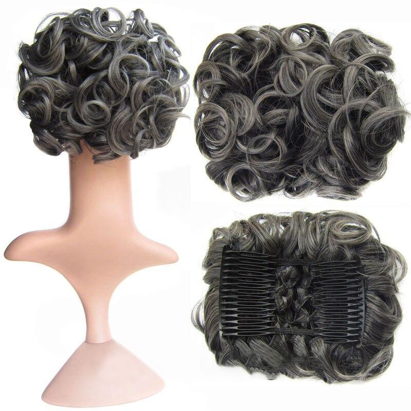 Messy Curly Bun Extensions with Soft Comb Clips – Instant Volume for All Hair Types 34