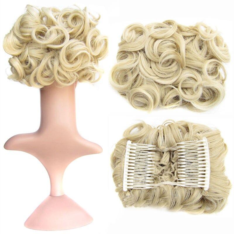Messy Curly Bun Extensions with Soft Comb Clips – Instant Volume for All Hair Types 38