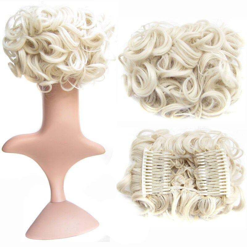 Messy Curly Bun Extensions with Soft Comb Clips – Instant Volume for All Hair Types 41