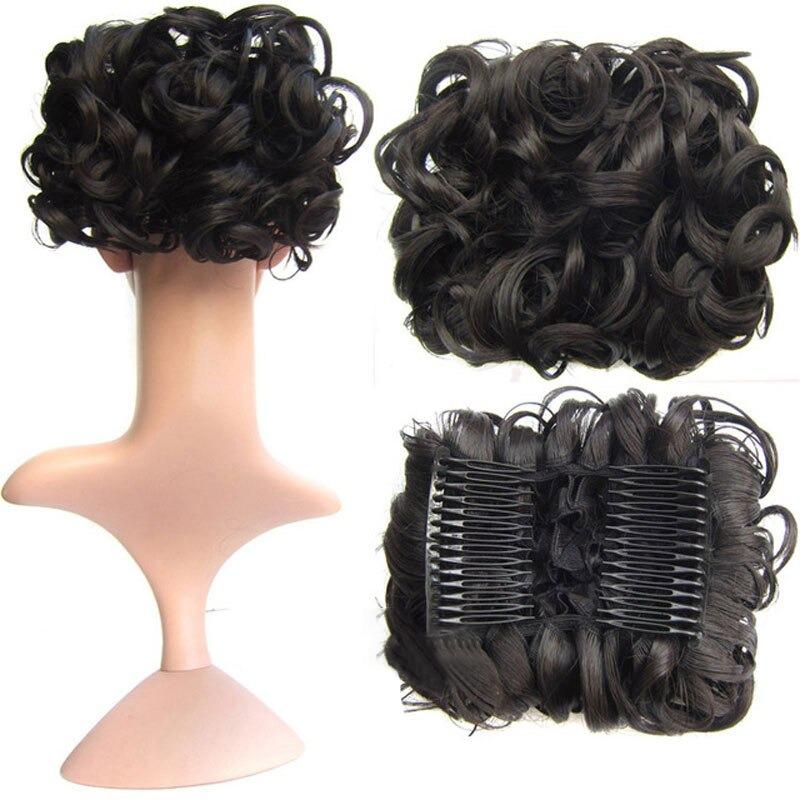 Messy Curly Bun Extensions with Soft Comb Clips – Instant Volume for All Hair Types 43