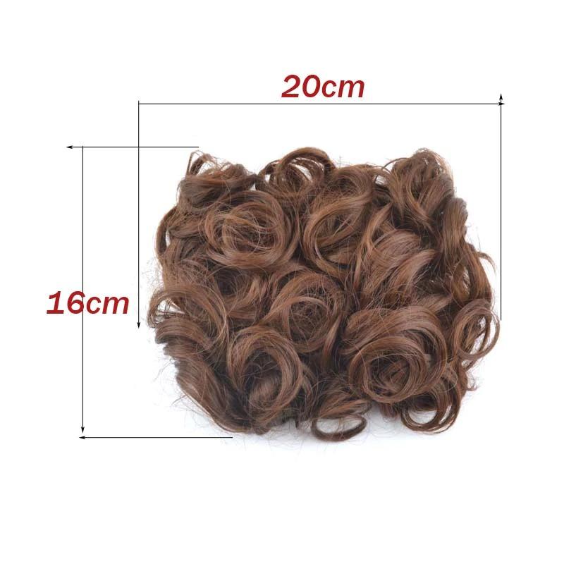 Messy Curly Bun Extensions with Soft Comb Clips – Instant Volume for All Hair Types 5