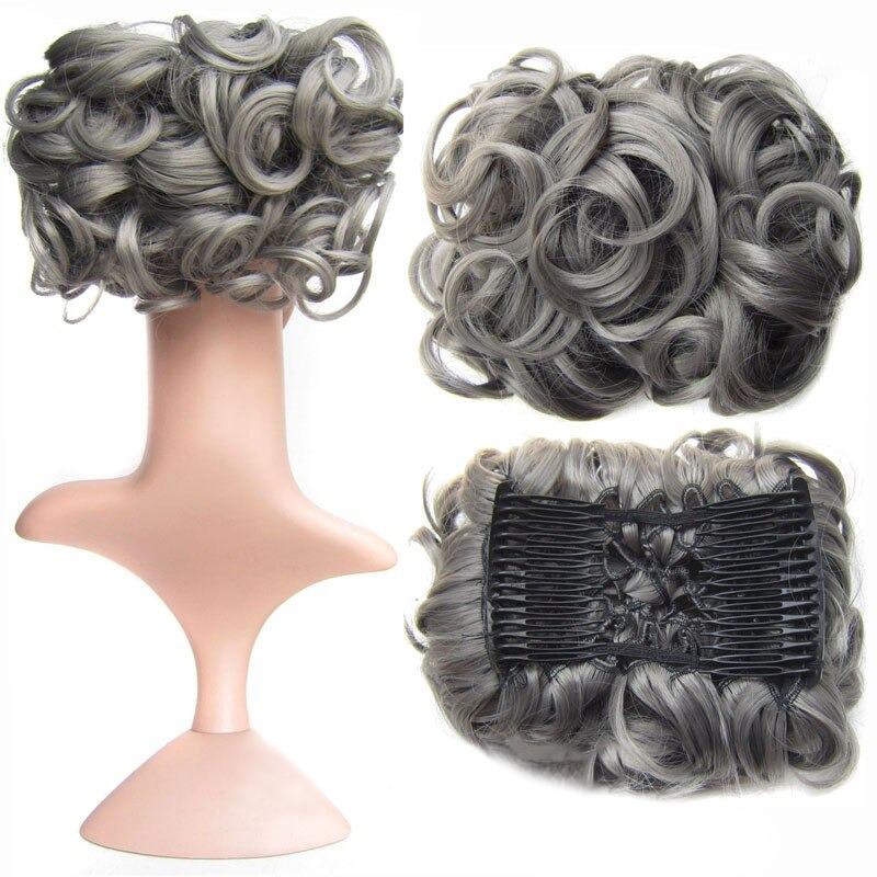 Messy Curly Bun Extensions with Soft Comb Clips – Instant Volume for All Hair Types 7