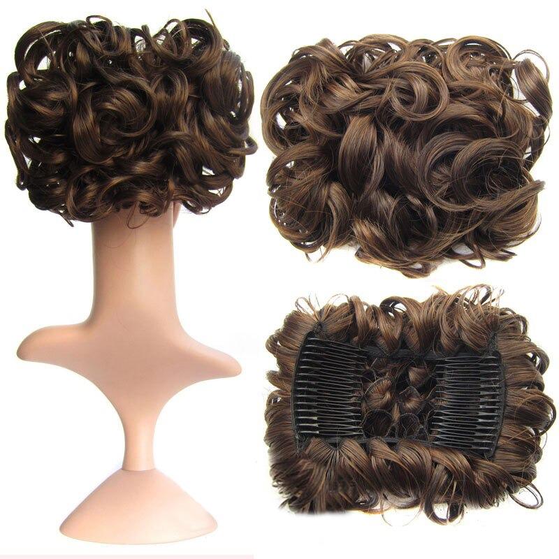 Messy Curly Bun Extensions with Soft Comb Clips – Instant Volume for All Hair Types 8