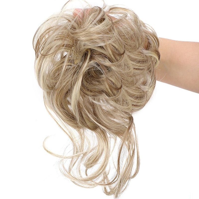 Messy Curly Hair Bun Extensions Scrunchie - Lightweight High-Temperature Fiber Hair Accessory for Effortless Styling 21