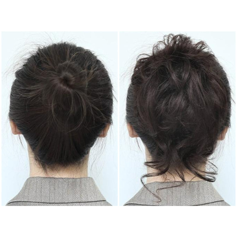 Messy Curly Hair Bun Extensions Scrunchie - Lightweight High-Temperature Fiber Hair Accessory for Effortless Styling 4