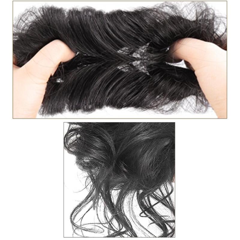 Messy Curly Hair Bun Scrunchie Extensions – Blonde Volume Hair Accessory 4