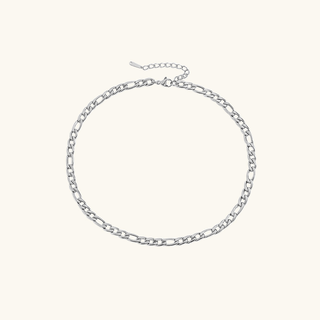Modern Gold Chain Necklace with Adjustable Lengths – Hypoallergenic Stainless Steel-Plated 14k Gold 9
