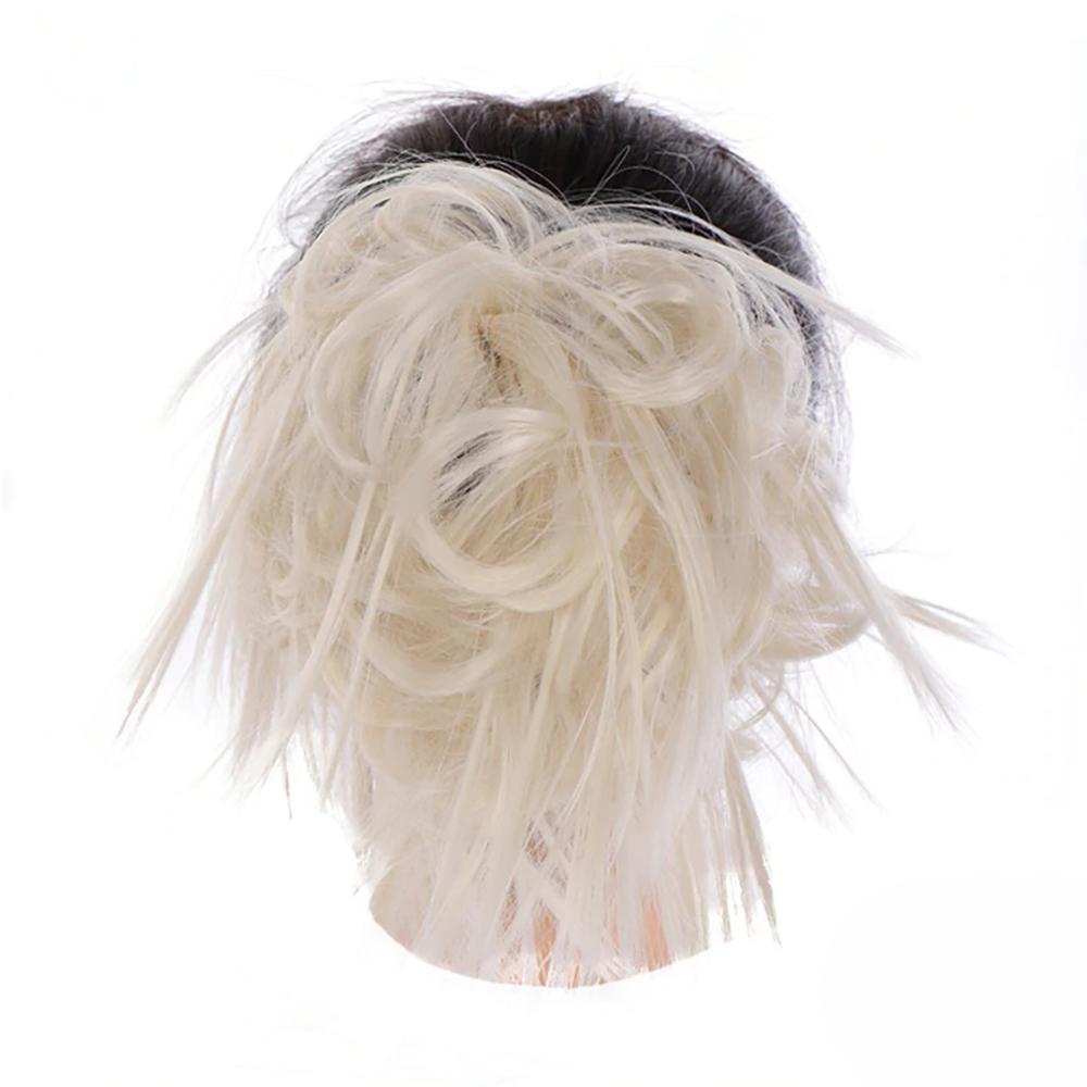 Natural Look Synthetic Messy Hair Bun Scrunchie Extension – Effortless Curly Hair Accessory 6