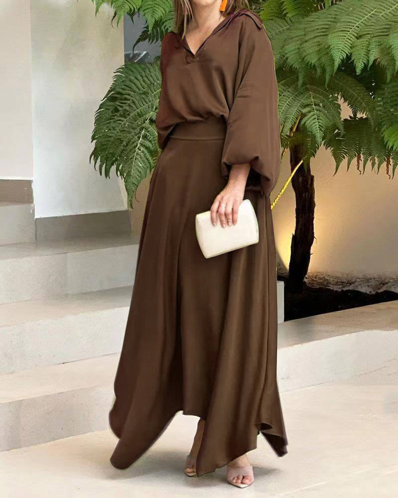 Women's Midi Dress Black Polyester Elegant 5