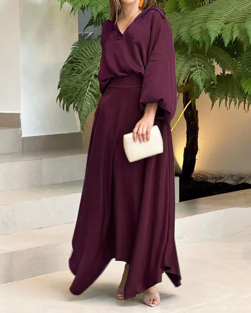 Women's Midi Dress Black Polyester Elegant 2