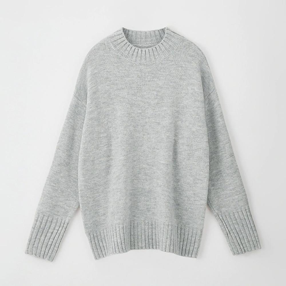 Oversize Winter Knitted Turtleneck Sweater 13