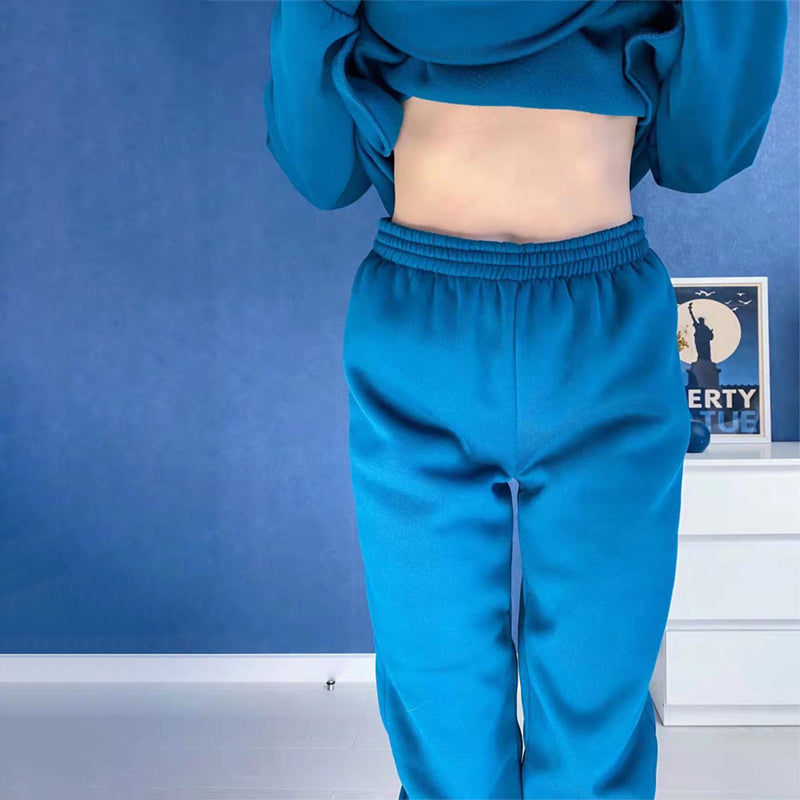 Oversized Hooded Tracksuit Sweater and Jogger Pants Sportswear Set 6