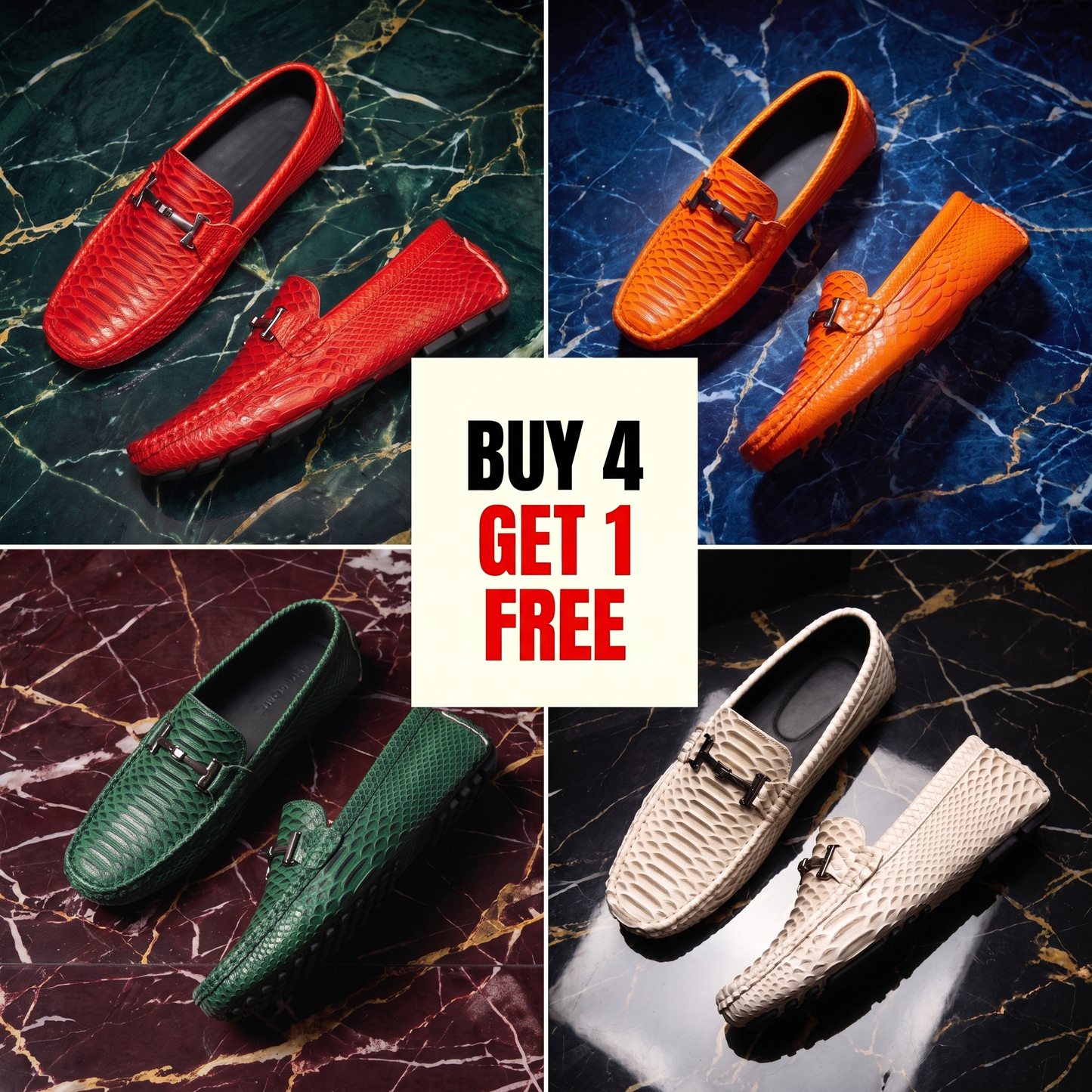 Men's Sculpted Leather Loafers in White – on-foot view | Hensley London