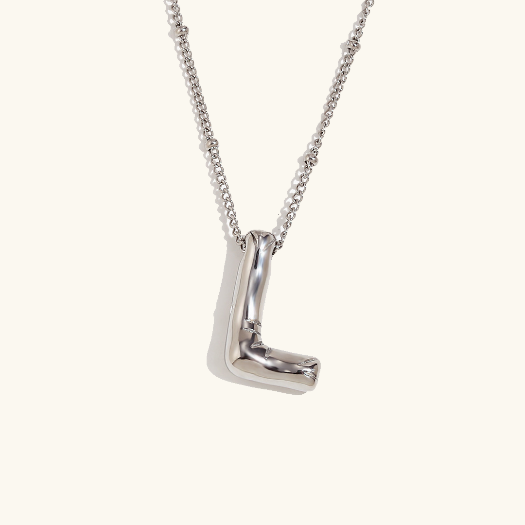 Personalized Gold Initial Necklace - 18k Gold-Plated Pendant, Hypoallergenic Design, 18-Inch Chain 18
