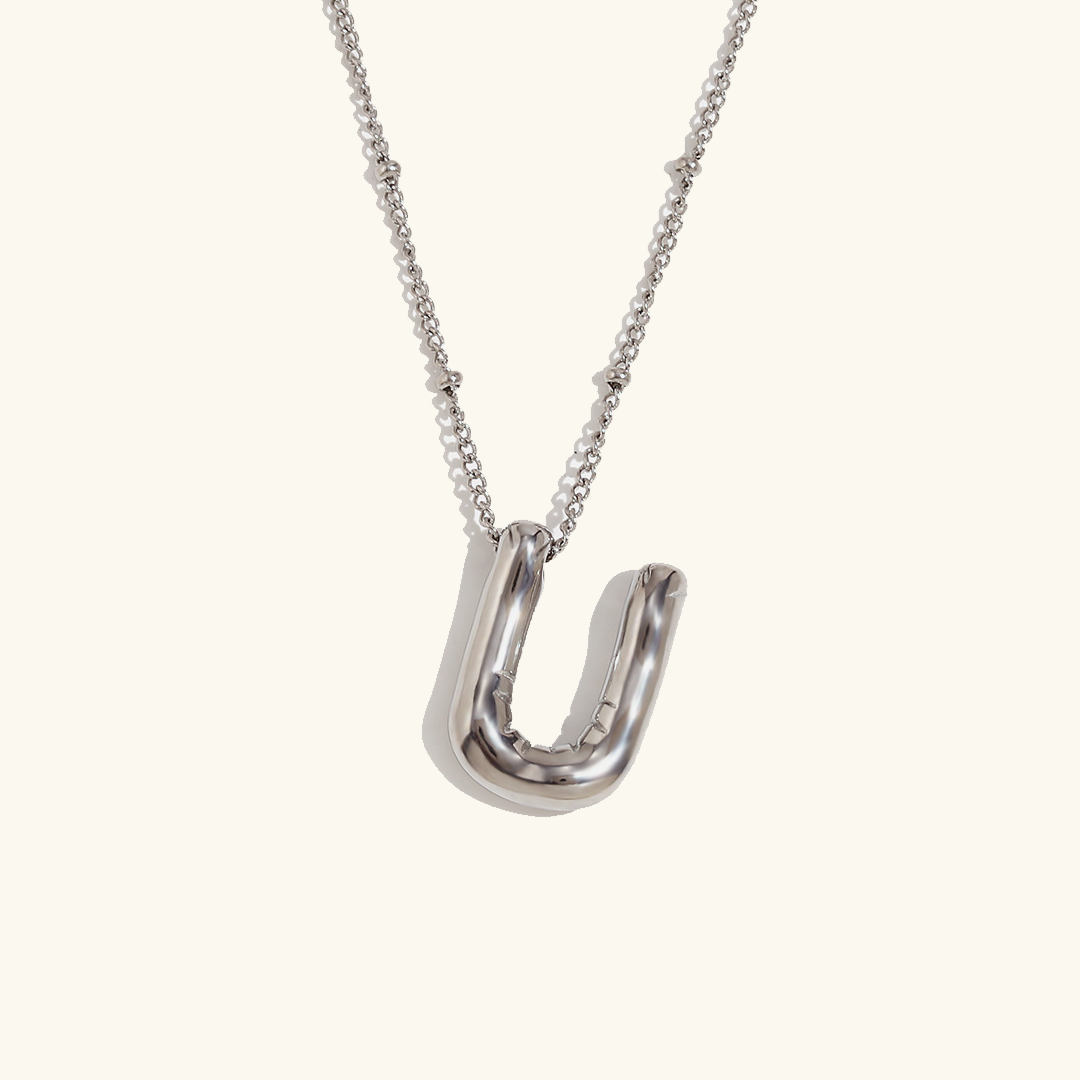 Personalized Gold Initial Necklace - 18k Gold-Plated Pendant, Hypoallergenic Design, 18-Inch Chain 19