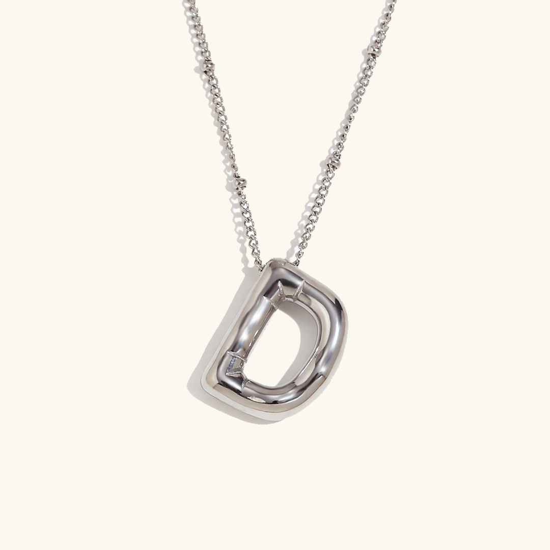 Personalized Gold Initial Necklace - 18k Gold-Plated Pendant, Hypoallergenic Design, 18-Inch Chain 22