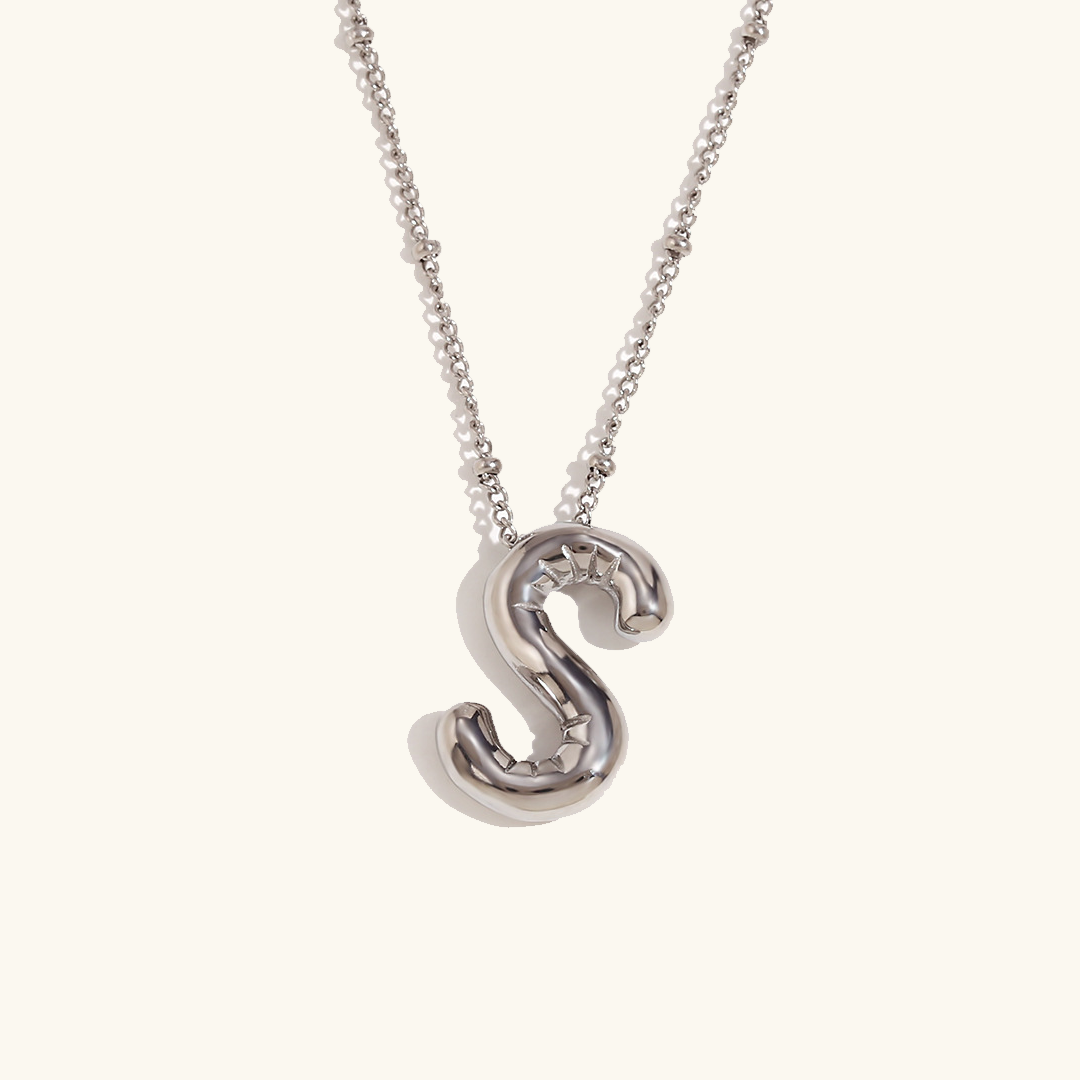 Personalized Gold Initial Necklace - 18k Gold-Plated Pendant, Hypoallergenic Design, 18-Inch Chain 35