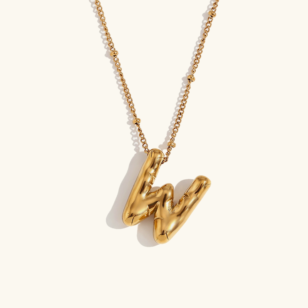 Personalized Gold Initial Necklace - 18k Gold-Plated Pendant, Hypoallergenic Design, 18-Inch Chain 41