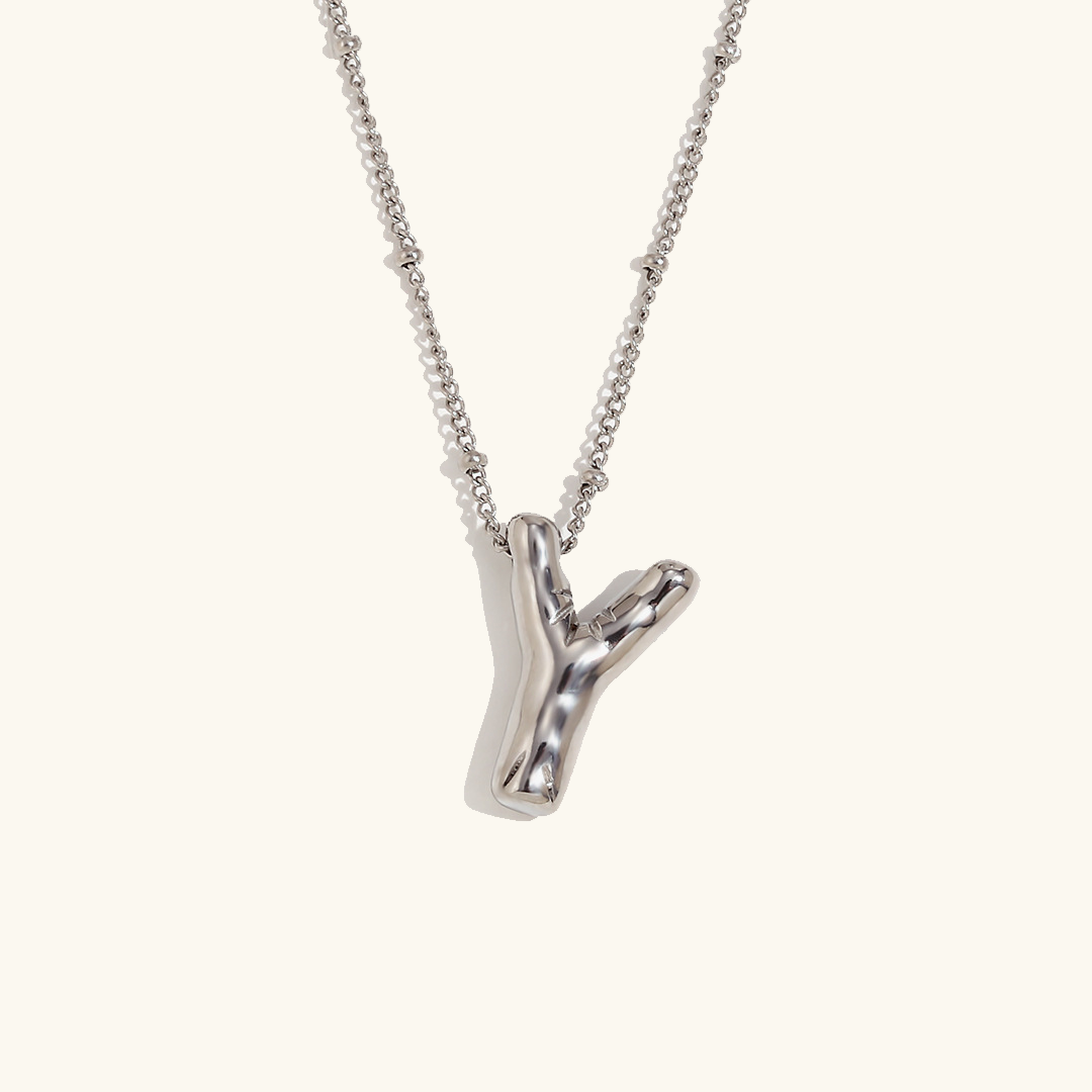 Personalized Gold Initial Necklace - 18k Gold-Plated Pendant, Hypoallergenic Design, 18-Inch Chain 46