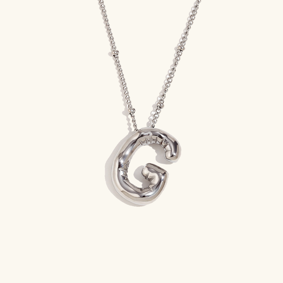 Personalized Gold Initial Necklace - 18k Gold-Plated Pendant, Hypoallergenic Design, 18-Inch Chain 47