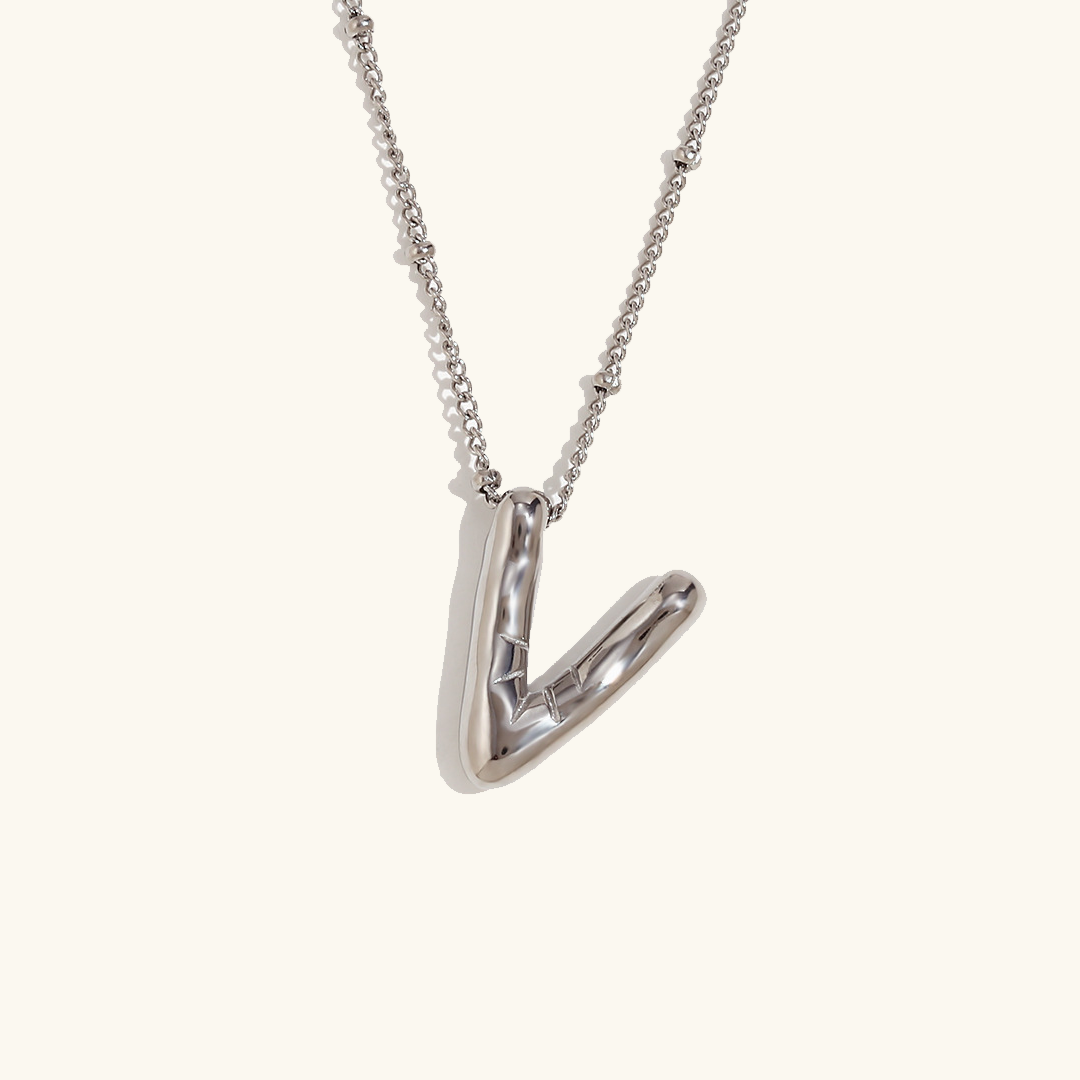 Personalized Gold Initial Necklace - 18k Gold-Plated Pendant, Hypoallergenic Design, 18-Inch Chain 58