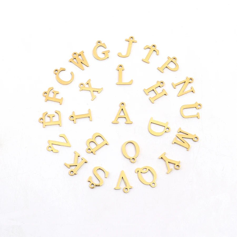 Personalized Gold Initial Necklace with Dainty Satellite Chain – Adjustable Length Women's Jewelry