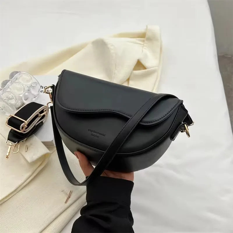 Variant image for Women's Crossbody Bag Black Medium Leather-7